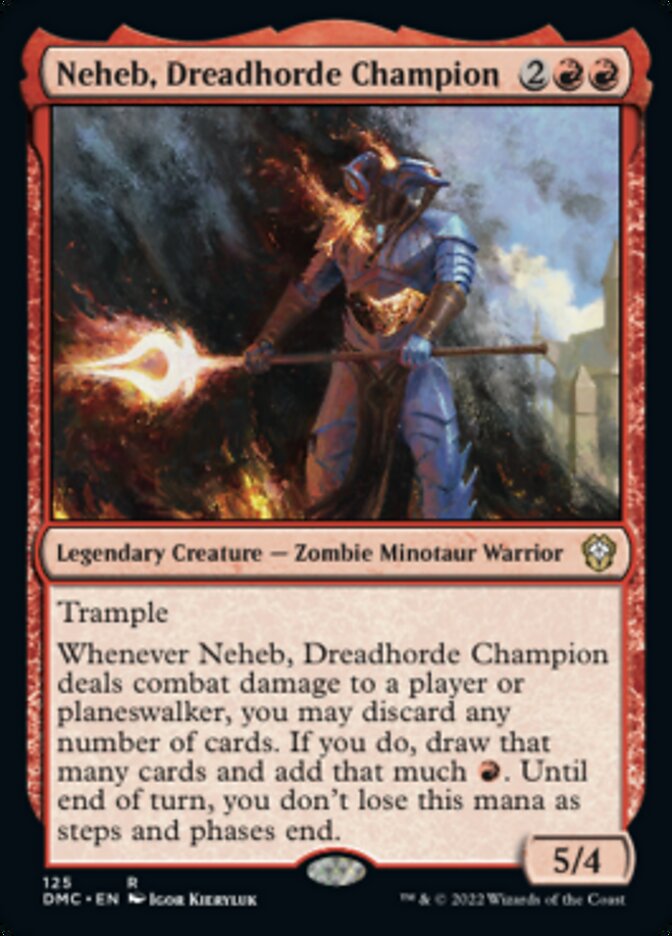 Neheb, Dreadhorde Champion [Dominaria United Commander] | Boutique FDB TCG