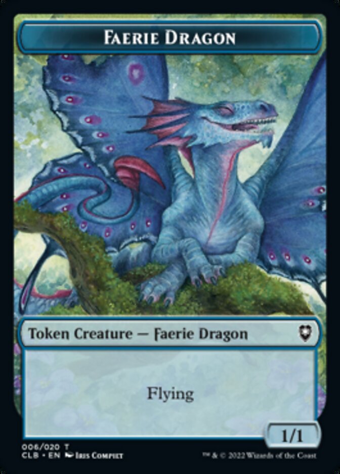 Faerie Dragon Token [Commander Legends: Battle for Baldur's Gate Tokens] | Boutique FDB TCG