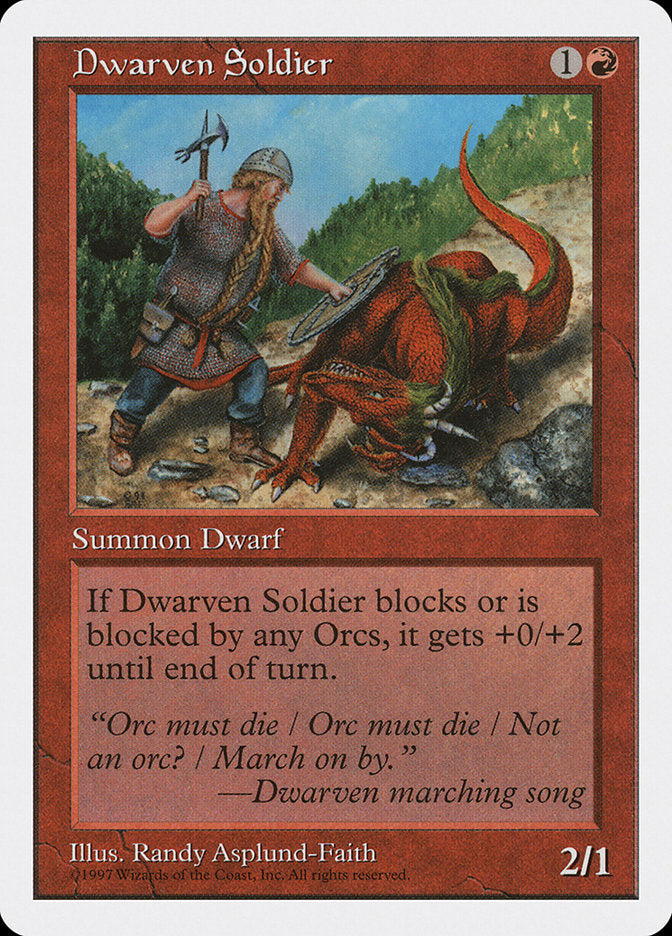 Dwarven Soldier [Fifth Edition] | Boutique FDB TCG