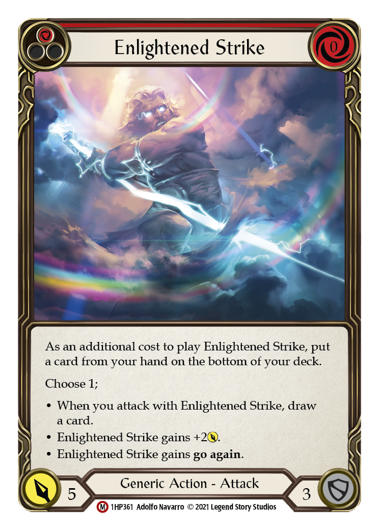 Enlightened Strike [1HP361] (History Pack 1) | Boutique FDB TCG