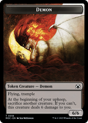 Angel (3) // Demon Double-Sided Token [March of the Machine Commander Tokens] | Boutique FDB TCG