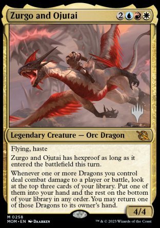 Zurgo and Ojutai (Promo Pack) [March of the Machine Promos] | Boutique FDB TCG
