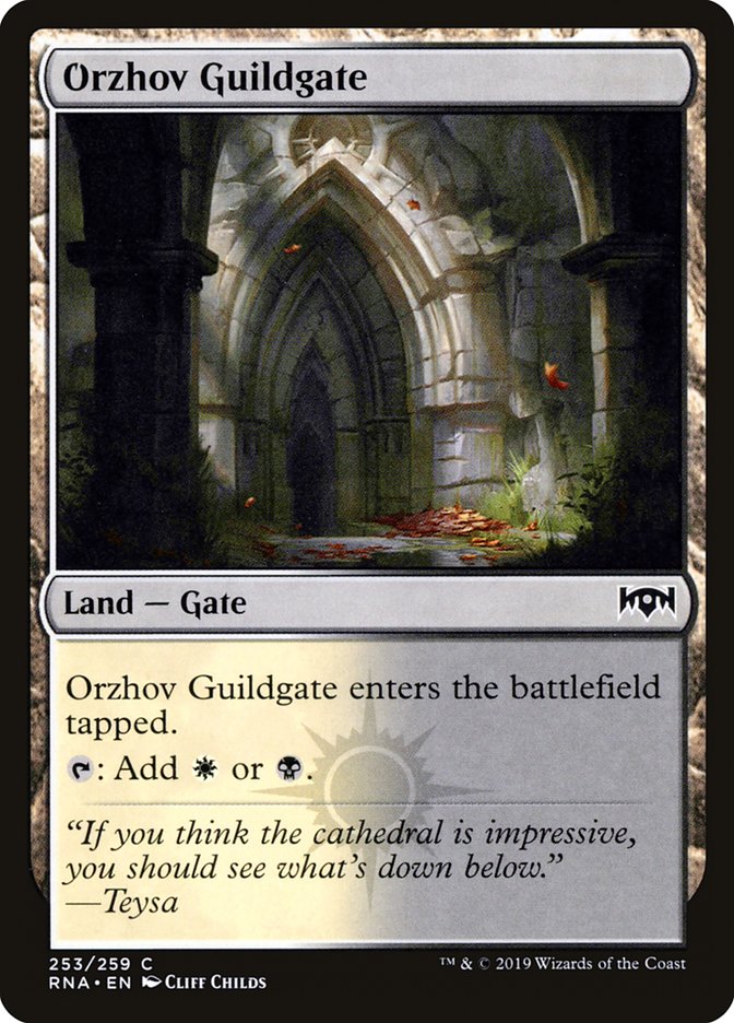 Orzhov Guildgate (253/259) [Ravnica Allegiance] | Boutique FDB TCG