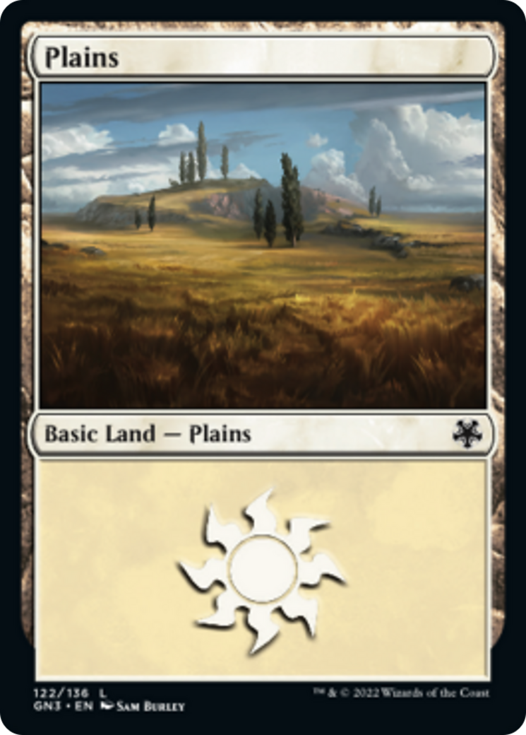 Plains (122) [Game Night: Free-for-All] | Boutique FDB TCG