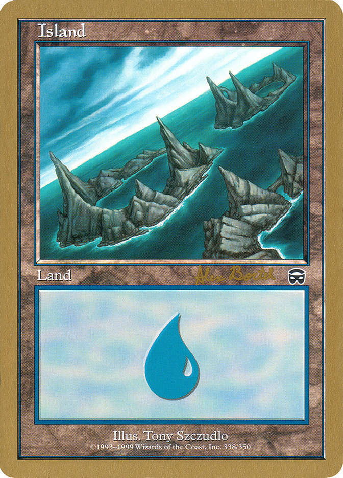 Island (ab338a) (Alex Borteh) [World Championship Decks 2001] | Boutique FDB TCG