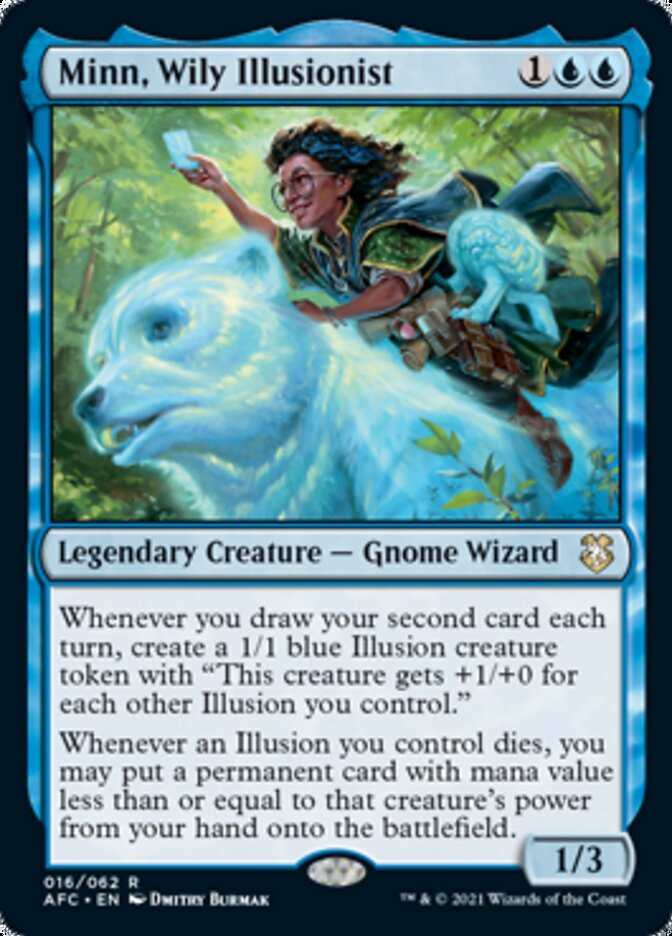 Minn, Wily Illusionist [Dungeons & Dragons: Adventures in the Forgotten Realms Commander] | Boutique FDB TCG