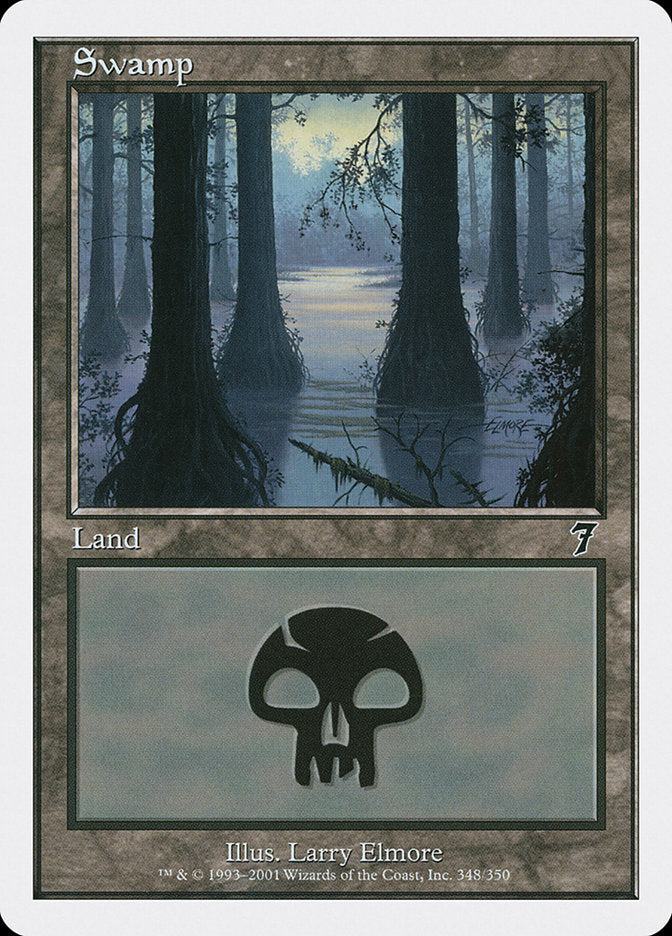 Swamp (348) [Seventh Edition] | Boutique FDB TCG