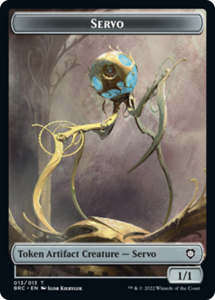 Servo // Powerstone Double-Sided Token [The Brothers' War Commander Tokens] | Boutique FDB TCG