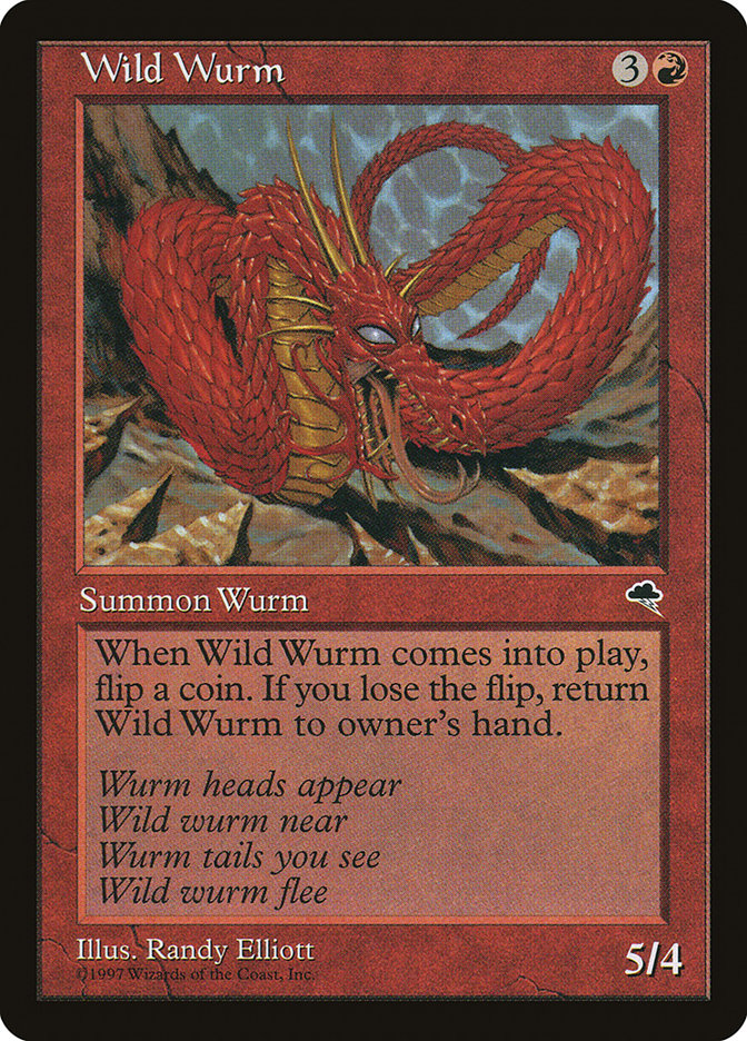 Wild Wurm [Tempest] | Boutique FDB TCG