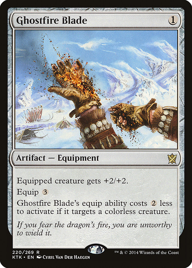 Ghostfire Blade [Khans of Tarkir] | Boutique FDB TCG