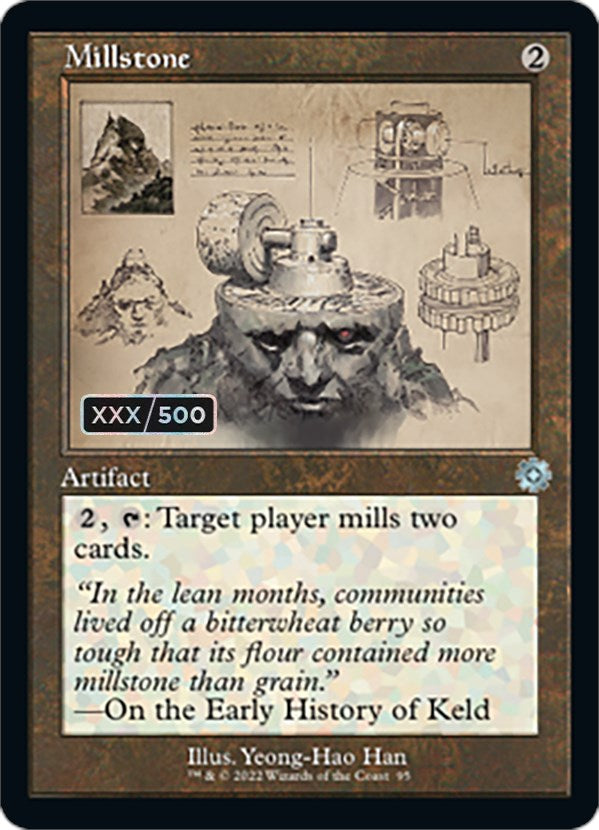 Millstone (Retro Schematic) (Serialized) [The Brothers' War Retro Artifacts] | Boutique FDB TCG