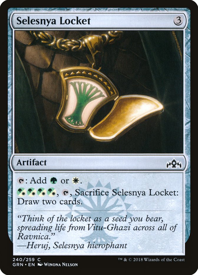 Selesnya Locket [Guilds of Ravnica] | Boutique FDB TCG