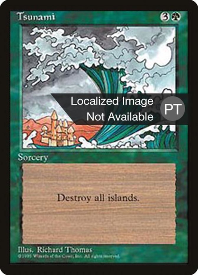 Tsunami [Fourth Edition (Foreign Black Border)] | Boutique FDB TCG