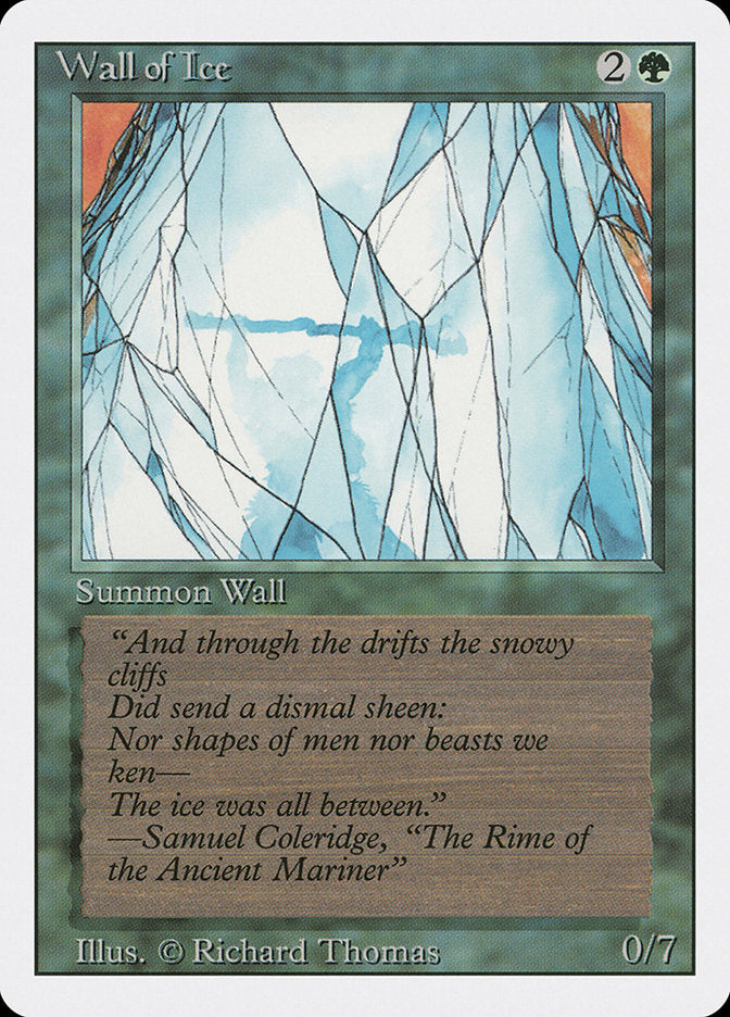 Wall of Ice [Revised Edition] | Boutique FDB TCG