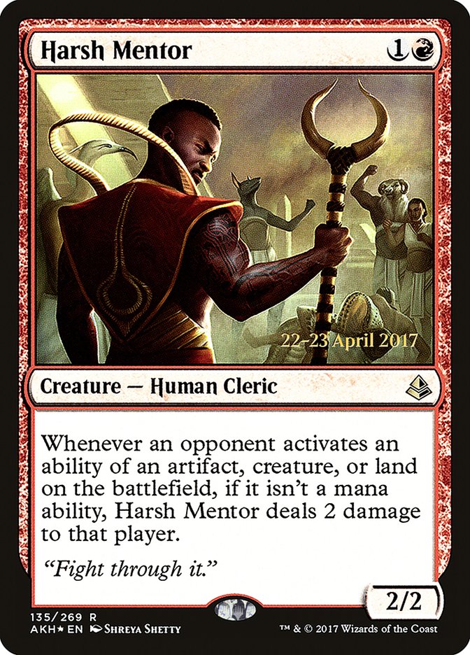 Harsh Mentor [Amonkhet Prerelease Promos] | Boutique FDB TCG