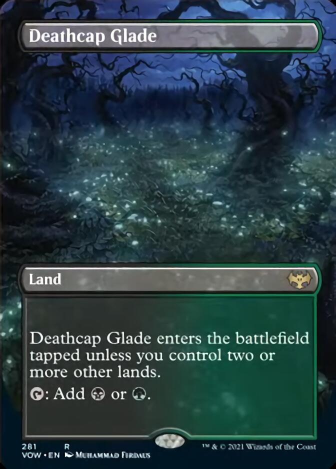 Deathcap Glade (Borderless Alternate Art) [Innistrad: Crimson Vow] | Boutique FDB TCG