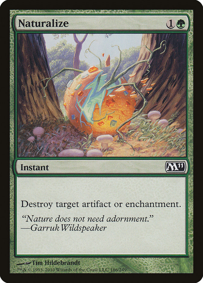 Naturalize [Magic 2011] | Boutique FDB TCG