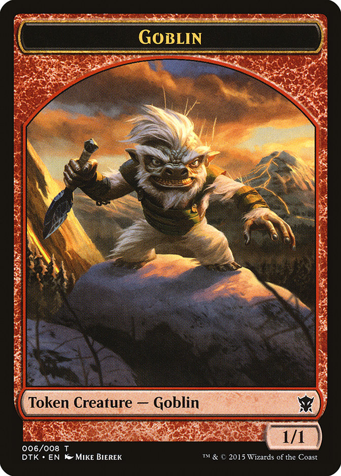 Goblin Token [Dragons of Tarkir Tokens] | Boutique FDB TCG