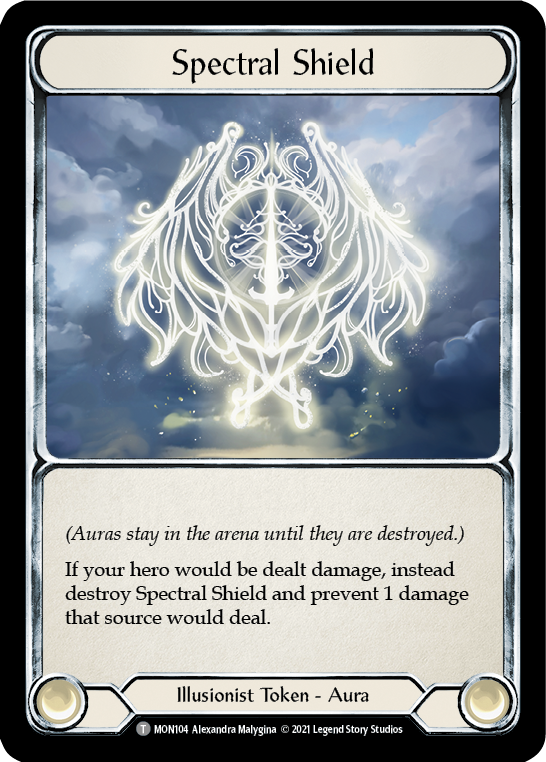 Spectral Shield // Soul Shackle [MON104 // MON186] (Monarch)  1st Edition Normal | Boutique FDB TCG