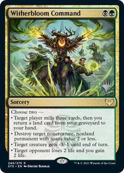 Witherbloom Command (Promo Pack) [Strixhaven: School of Mages Promos] | Boutique FDB TCG