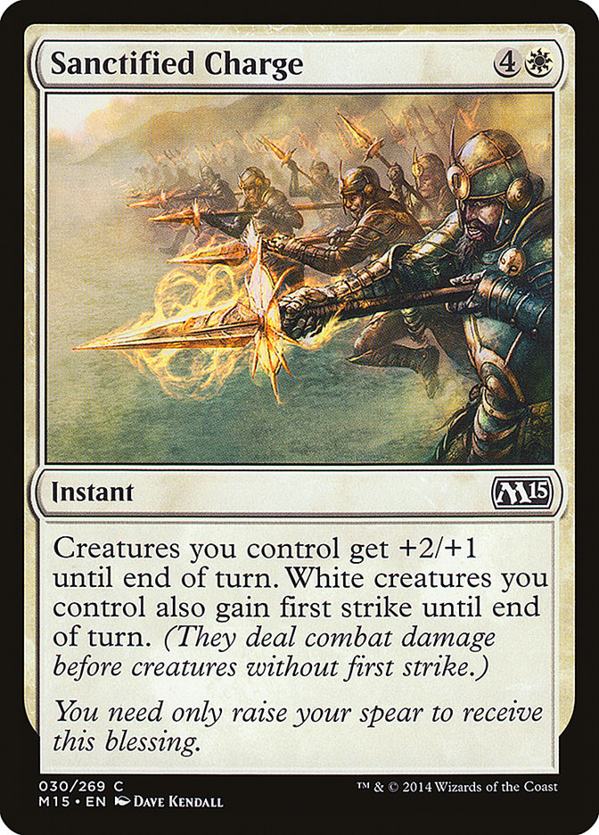 Sanctified Charge [Magic 2015] | Boutique FDB TCG
