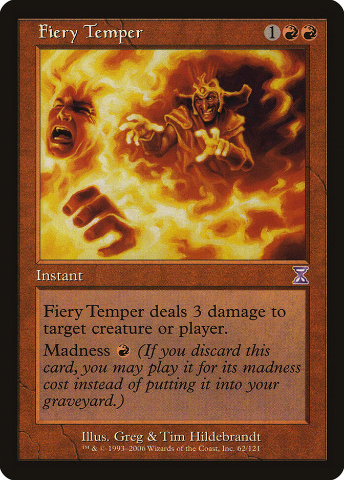 Fiery Temper [Time Spiral Timeshifted] | Boutique FDB TCG