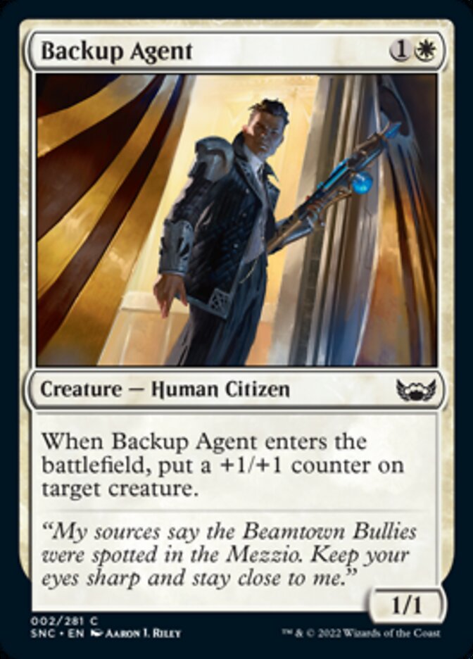 Backup Agent [Streets of New Capenna] | Boutique FDB TCG