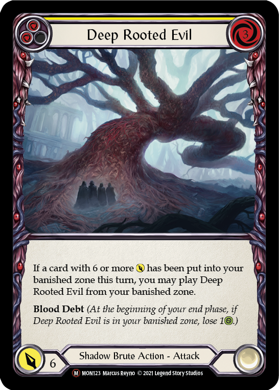 Deep Rooted Evil [U-MON123] (Monarch Unlimited)  Unlimited Normal | Boutique FDB TCG