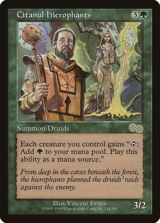 Citanul Hierophants [Urza's Saga] | Boutique FDB TCG