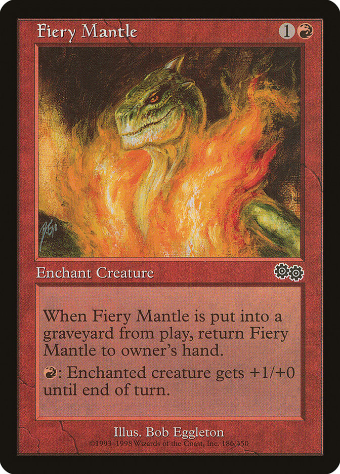 Fiery Mantle [Urza's Saga] | Boutique FDB TCG