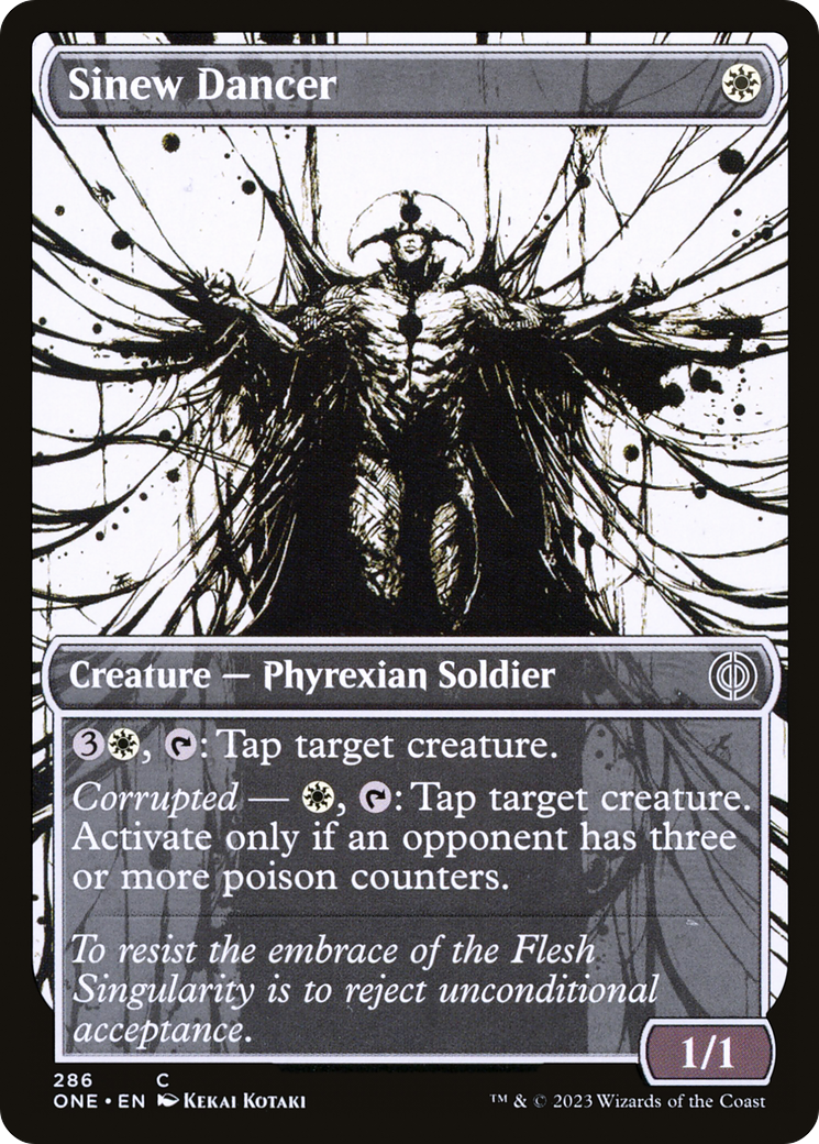 Sinew Dancer (Showcase Ichor) [Phyrexia: All Will Be One] | Boutique FDB TCG