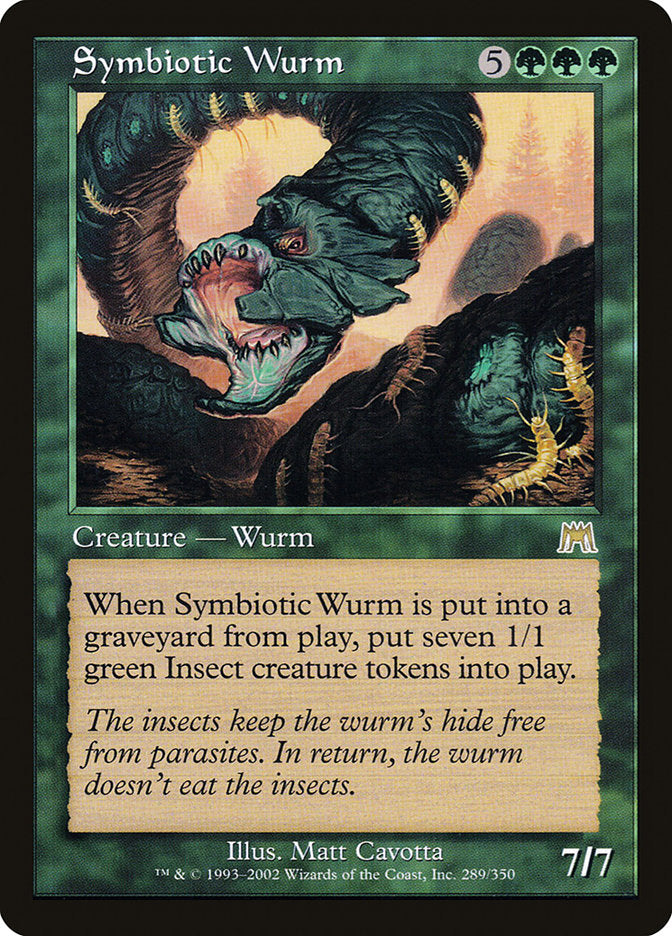 Symbiotic Wurm [Onslaught] | Boutique FDB TCG