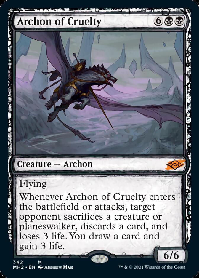 Archon of Cruelty (Sketch) [Modern Horizons 2] | Boutique FDB TCG