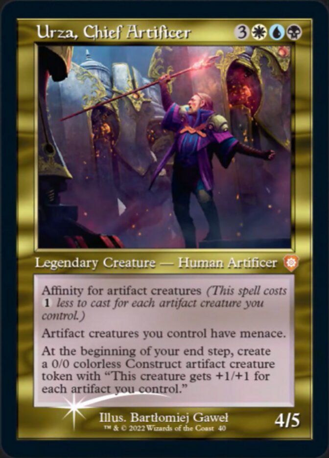 Urza, Chief Artificer (040) (Retro) (Display Commander) [The Brothers' War Commander] | Boutique FDB TCG