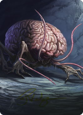 Intellect Devourer Art Card (Gold-Stamped Signature) [Commander Legends: Battle for Baldur's Gate Art Series] | Boutique FDB TCG