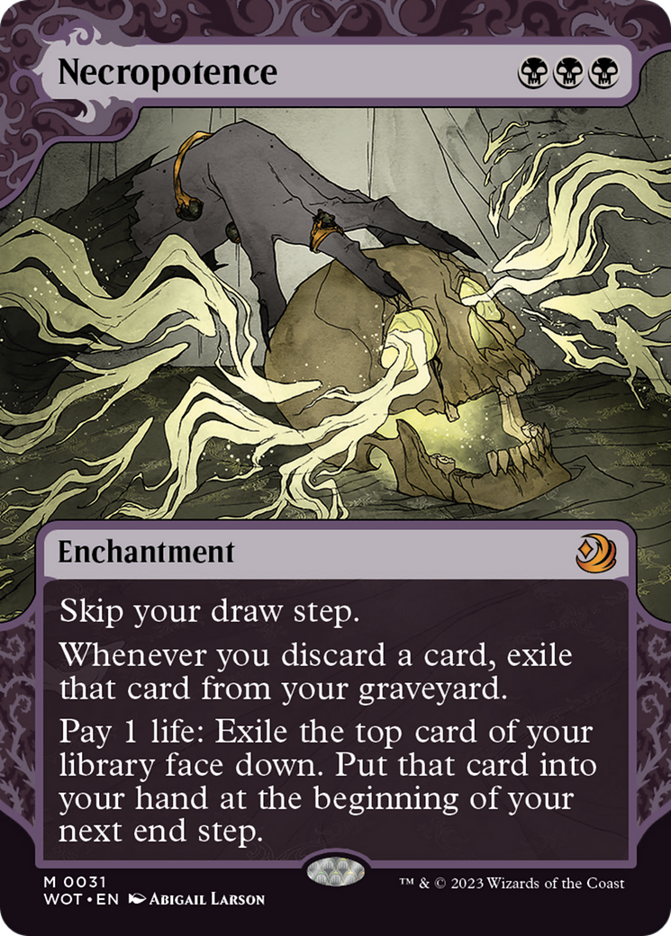 Necropotence [Wilds of Eldraine: Enchanting Tales] | Boutique FDB TCG