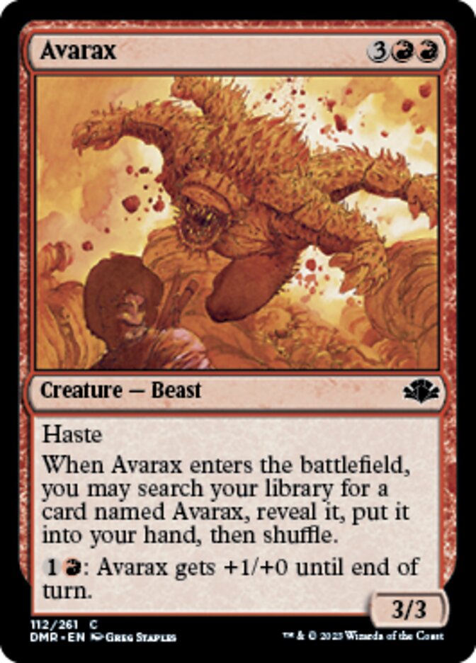 Avarax [Dominaria Remastered] | Boutique FDB TCG