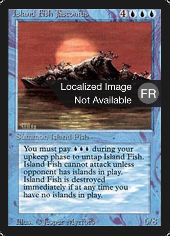 Island Fish Jasconius [Foreign Black Border] | Boutique FDB TCG