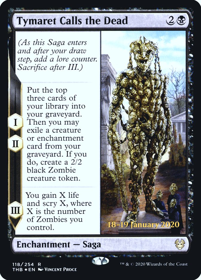 Tymaret Calls the Dead [Theros Beyond Death Prerelease Promos] | Boutique FDB TCG