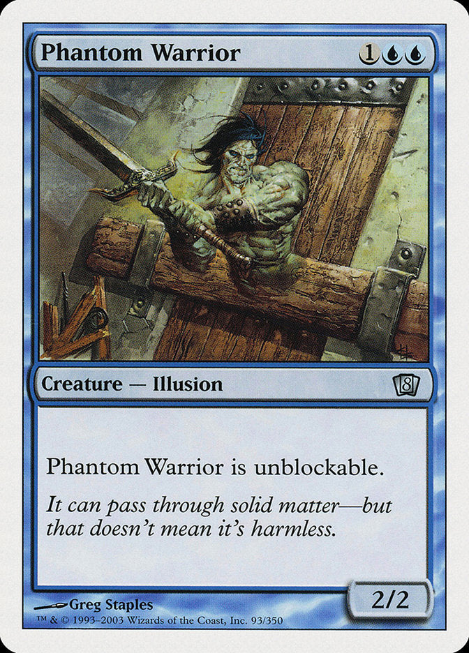 Phantom Warrior [Eighth Edition] | Boutique FDB TCG