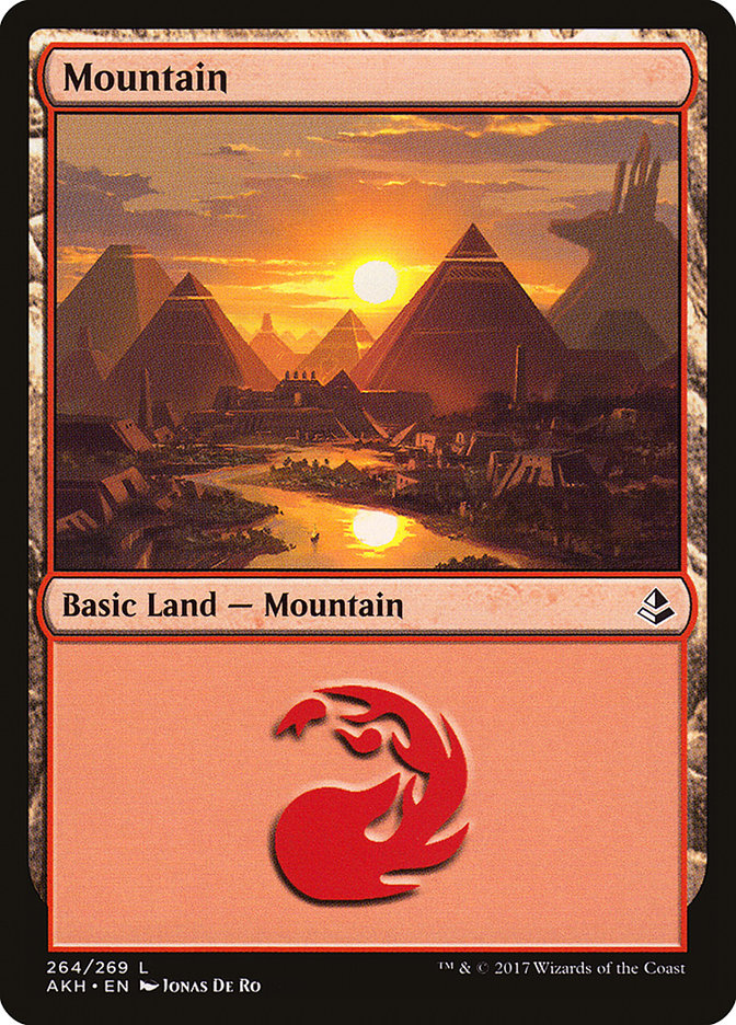 Mountain (264) [Amonkhet] | Boutique FDB TCG