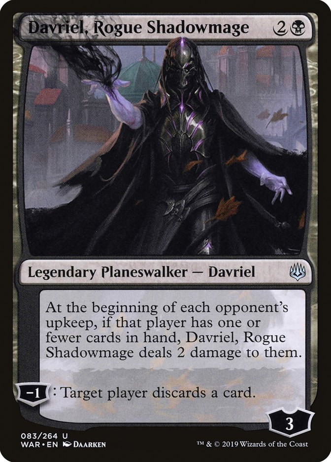 Davriel, Rogue Shadowmage [War of the Spark] | Boutique FDB TCG