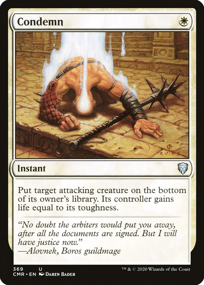 Condemn [Commander Legends] | Boutique FDB TCG