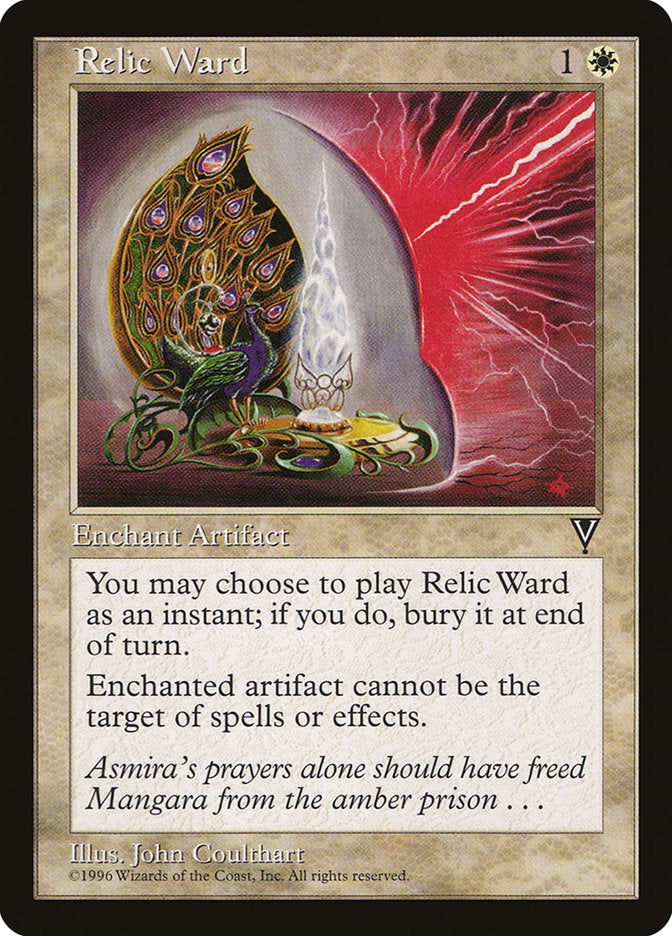 Relic Ward [Visions] | Boutique FDB TCG