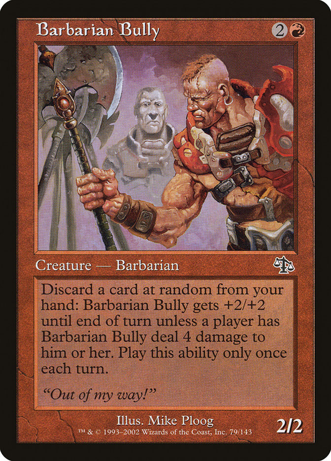 Barbarian Bully [Judgment] | Boutique FDB TCG