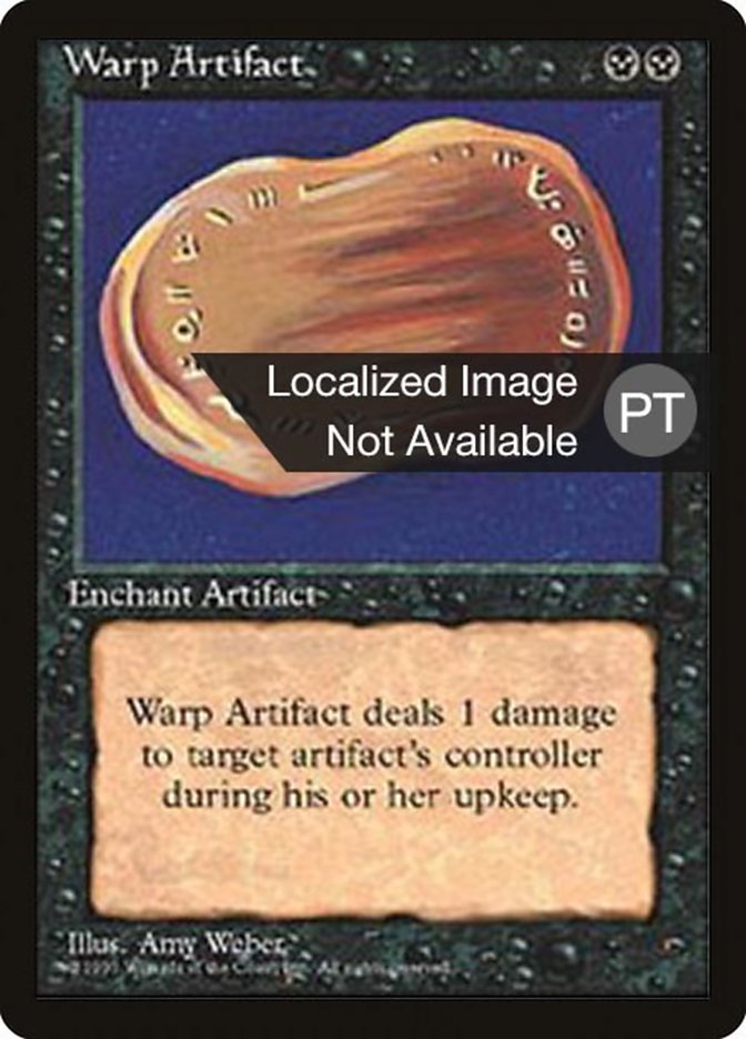 Warp Artifact [Fourth Edition (Foreign Black Border)] | Boutique FDB TCG