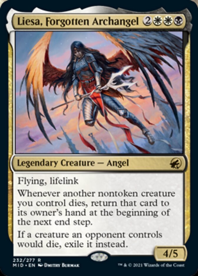 Liesa, Forgotten Archangel [Innistrad: Midnight Hunt] | Boutique FDB TCG