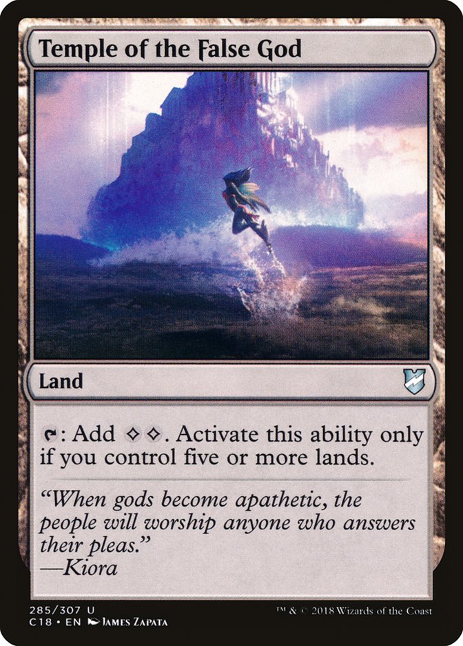 Temple of the False God [Commander 2018] | Boutique FDB TCG