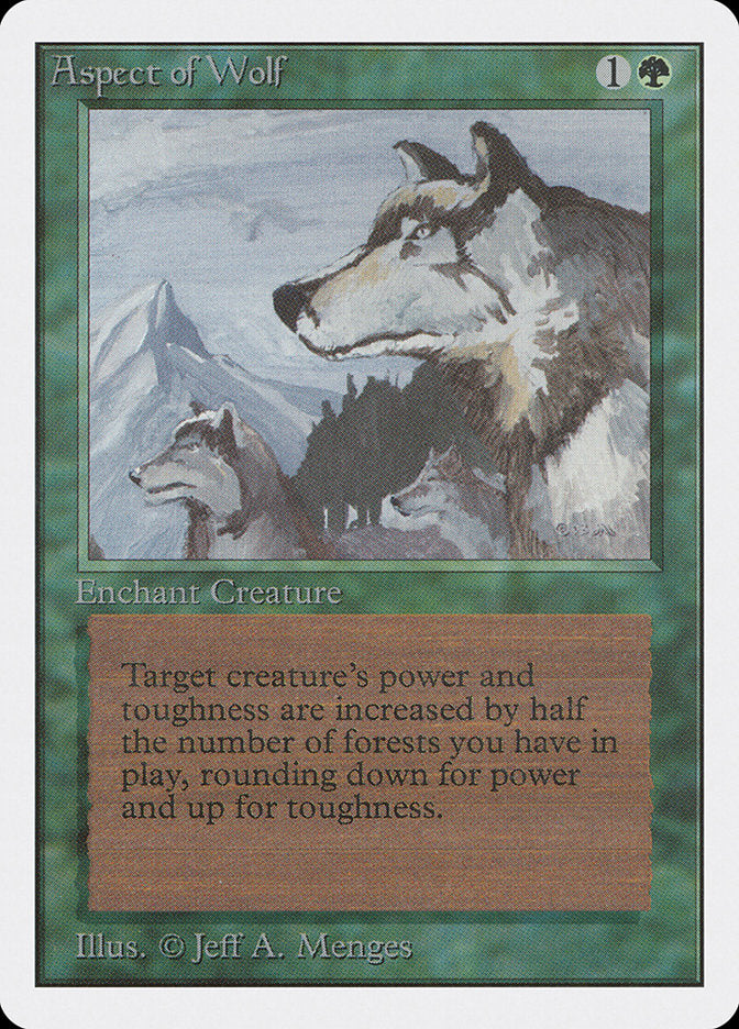 Aspect of Wolf [Unlimited Edition] | Boutique FDB TCG