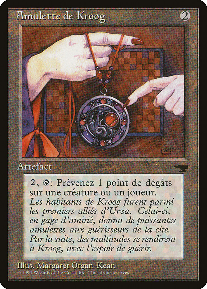 Amulet of Kroog (French) - "Amulette de Kroog" [Renaissance] | Boutique FDB TCG
